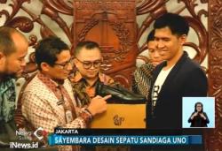 Gelar Sayembara, Sandi Undang Anak Bangsa untuk Desain Sepatunya