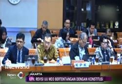 Disahkan, Wakil Ketua KPK Nilai RUU MD3 Bertentangan Konstitusi