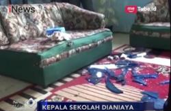 Orang Tua Murid Ngamuk Hantam Kepala Sekolah Pakai Meja