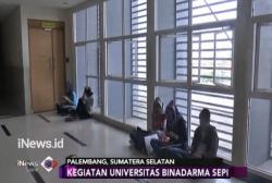Pascaperistiwa Rubuhnya Selasar BEI, Aktivitas Universitas Bina Darma Sepi