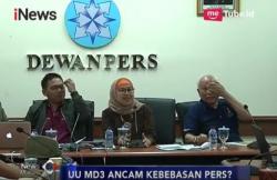 Dewan Pers Angkat Bicara Terkait RUU MD3