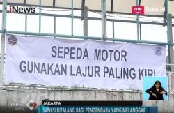 Sosialisasi Dinilai Kurang, Pengendara Motor Masih Lintasi Jalur Kanan di Thamrin