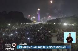 Keseruan Perayaan Pergantian Tahun Baru di Ibu Kota