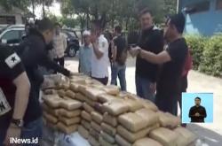 Polisi Gagalkan Peredaran Ganja 1,3 Ton