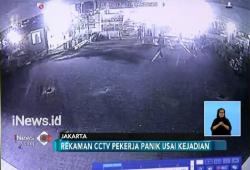 Detik-Detik Runtuhnya Konstruksi Tol Becakayu Terekam CCTV