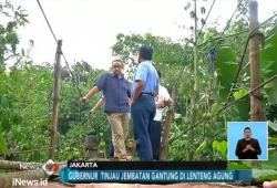 Sambangi Jembatan Gantung Tua, Anies Janjikan Perbaikan