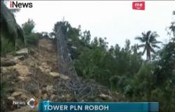 Tiang PLN Roboh, 128.000 Pelanggan Alami Padam Listrik