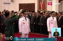Masuki Hari Ke-100, Ini Program dan Kebijakan Anies-Sandi