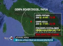 Gempa 7,4 Skala Richter Guncang Papua, Ini Penjelasan BMKG