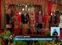 HT Hadiri Pernikahan Putri Bupati Bengkulu Selatan