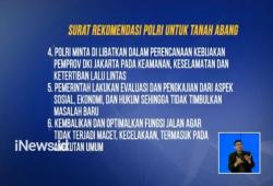 Satu Bulan Penataan Tanah Abang, Dirlantas Kirim Surat Rekomendasi