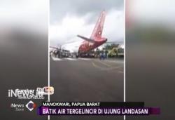 Pesawat Batik Air ID-6155 Tergelincir di Bandara Rendani
