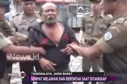 Polisi Tangkap Orang Gila Pembawa Golok