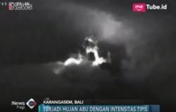 Erupsi Gunung Agung Lontarkan Lava Pijar Setinggi 1.000 Meter