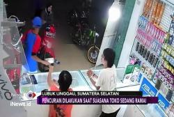 Aksi Nekat Pencurian Hanphone Terekam CCTV