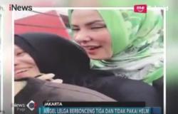 Bonceng Tiga, Angel Lelga Mendapat Kritikan dari Warga Net