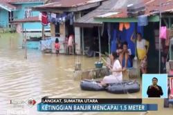 Ratusan Rumah Terendam Banjir di Tanjungpura