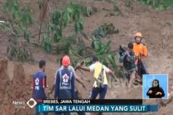 Longsor di Brebes, Tim SAR Temukan Potongan Tubuh Manusia