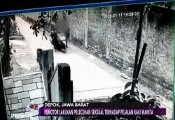 Pengendara Motor Remas Payudara Wanita Pejalan Kaki