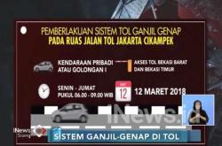 Ini Pengaturan Sistem Ganjil-Genap Tol Cikampek-Jakarta