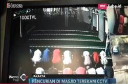Aksi Pencurian di Masjid Terekam Kamera CCTV