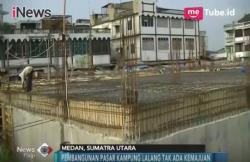 Pembangunan Pasar Kp Lalang Lambat Membuat Pedagang Kecewa