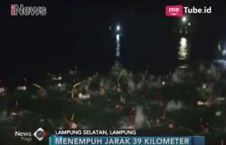 Peringati HUT ke-27, TNI AL Gelar Lomba Renang dan Dayung di Selat Sunda