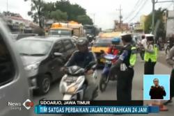 Liburan Akhir Tahun, Polres Sidoarjo Kerahkan Satgas Jalan 