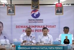 Verifikasi Faktual KPU, Partai Perindo Sudah Penuhi Persyaratan
