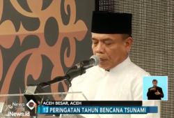 Peringati 13 Tahun Tsunami, Gubernur Aceh Ajak Masyarakat Siaga Bencana