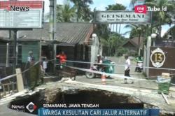 Detik-Detik Akses Semarang-Solo Ambles 4 Meter