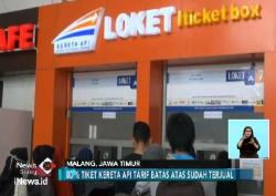 Tiket KA Rute Malang 80 Persen Habis Terjual