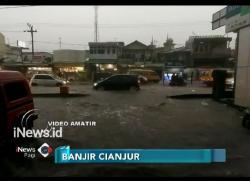 Banjir di Cianjur Hanyutkan Rumah dan Sisakan Tumpukan Sampah