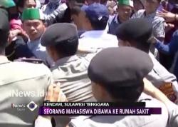 Demo Tolak Kenaikan BBM di Kendari Ricuh, Ini Tuntutan Mahasiswa