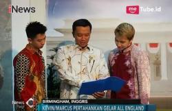 Kunjungi Istana, Presiden Minta Medali Emas di Asian Games ke Kevin dan Marcus
