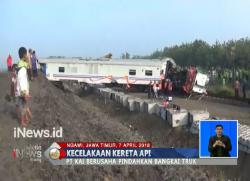 Usut Kecelakaan Kereta di Ngawi, Polisi Cari Keberadaan Sang Sopir Truk