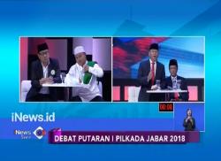 Debat Putaran Pertama Pilkada Jabar Berlangsung Panas, Ini Cuplikannya