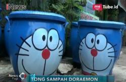 Perajin di Pasuruan Sulap Ban Bekas Jadi Bak Sampah Cantik