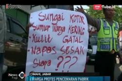Sejumlah Pabrik Cemari Lingkungan, Warga Cimahi Unjuk RasaÂ 