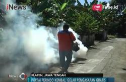 Antisipasi DBD, Perindo Lakukan Pengasapan di Sejumlah Daerah