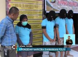 Bidik Anak Sekolah, Polisi Ringkus 4 Bandar Narkoba