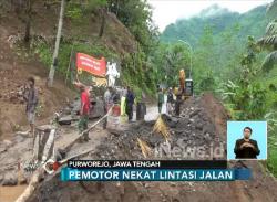 Kembali Ambles, Jalan Alternatif Purworejo-Wonosobo Lumpuh Total
