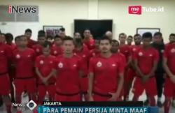 Hina Viking, Para Pemain Persija Minta Maaf