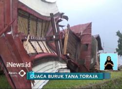 Diterjang Angin Kencang, 6 Rumah Adat di Tana Toraja Roboh