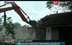 Eksekusi Tanah Sengketa di Serang Diwarnai Adu Mulut