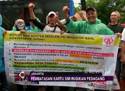 Protes Pembatasan SIM Card, Ribuan Pedagang Pulsa Unjuk Rasa