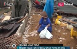 Puting Beliung di Jombang Rusak 15 Rumah dan Ribuan Ayam Mati