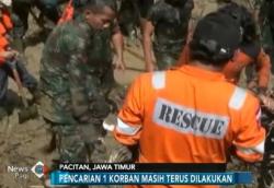 Satu Korban Longsor Pacitan Belum Ditemukan