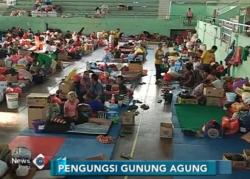 Pengungsi Gunung Agung di Kelungkung Terus Bertambah