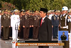 VIDEO: Presiden Jokowi Memimpin Upacara di TMP Kalibata
